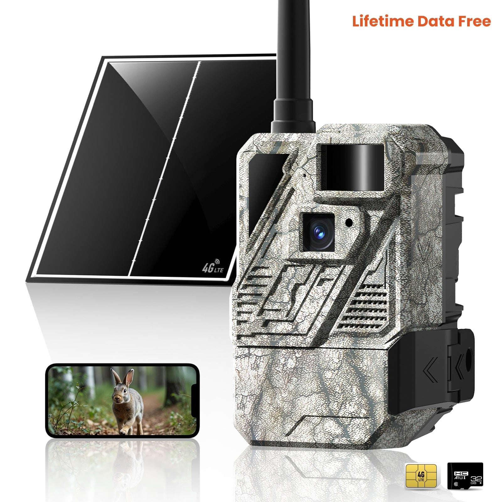 Zleo Cellular Trail Camera - Winter White - Lifetime Data Free – ZLEO