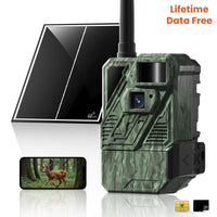 Cellular Trail Camera - Spring Green - Lifetime Data Free
