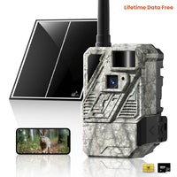 Cellular Trail Camera - Winter White - Lifetime Data Free